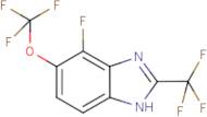 4-Fluoro-5-(trifluoromethoxy)-2-(trifluoromethyl)-1H-benzimidazole