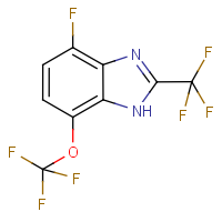 4-Fluoro-7-(trifluoromethoxy)-2-(trifluoromethyl)-1H-benzimidazole