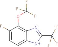 5-Fluoro-4-(trifluoromethoxy)-2-(trifluoromethyl)-1H-benzimidazole