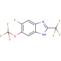 5-Fluoro-6-(trifluoromethoxy)-2-(trifluoromethyl)-1H-benzimidazole