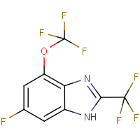 6-Fluoro-4-(trifluoromethoxy)-2-(trifluoromethyl)-1H-benzimidazole