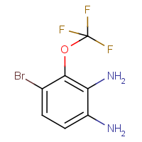 4-Bromo-3-(trifluoromethoxy)benzene-1,2-diamine