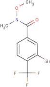 3-Bromo-N-methoxy-N-methyl-4-(trifluoromethyl)benzamide