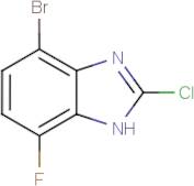 4-Bromo-2-chloro-7-fluoro-1H-1,3-benzimidazole