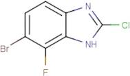 6-Bromo-2-chloro-7-fluoro-1H-1,3-benzimidazole