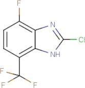 2-Chloro-4-fluoro-7-(trifluoromethyl)-1H-1,3-benzimidazole