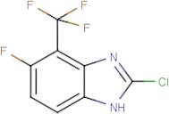 2-Chloro-5-fluoro-4-(trifluoromethyl)-1H-1,3-benzimidazole