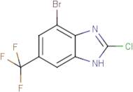 4-Bromo-2-chloro-6-(trifluoromethyl)-1H-1,3-benzimidazole