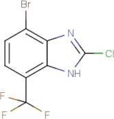 4-Bromo-2-chloro-7-(trifluoromethyl)-1H-1,3-benzimidazole