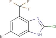 6-Bromo-2-chloro-4-(trifluoromethyl)-1H-1,3-benzimidazole