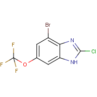 4-Bromo-2-chloro-6-(trifluoromethoxy)-1H-1,3-benzimidazole