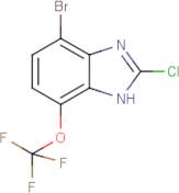 4-Bromo-2-chloro-7-(trifluoromethoxy)-1H-1,3-benzimidazole