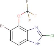 5-Bromo-2-chloro-4-(trifluoromethoxy)-1H-1,3-benzimidazole