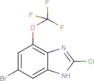 6-Bromo-2-chloro-4-(trifluoromethoxy)-1H-1,3-benzimidazole