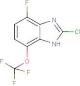 2-Chloro-4-fluoro-7-(trifluoromethoxy)-1H-1,3-benzimidazole