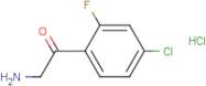 2-Amino-1-(4-chloro-2-fluorophenyl)ethanone hydrochloride