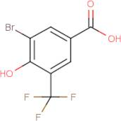 3-Bromo-4-hydroxy-5-(trifluoromethyl)benzoic acid