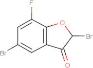 2,5-Dibromo-7-fluorobenzo[b]furan-3(2H)-one