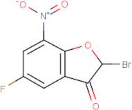 2-Bromo-5-fluoro-7-nitrobenzo[b]furan-3(2H)-one