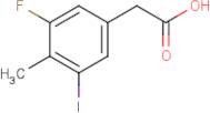 3-Fluoro-5-iodo-4-methylphenylacetic acid