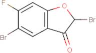 2,5-Dibromo-6-fluorobenzo[B]furan-3(2H)-one