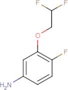 4-Fluoro-3-(2,2-difluoroethoxy)aniline