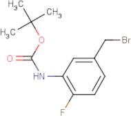 3-Amino-4-fluorobenzyl bromide, N-BOC protected