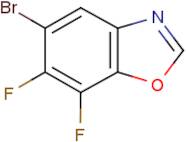 5-Bromo-6,7-difluoro-1,3-benzoxazole