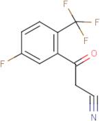 5-Fluoro-2-(trifluoromethyl)benzoylacetonitrile