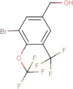 3-Bromo-4-(trifluoromethoxy)-5-(trifluoromethyl)benzyl alcohol