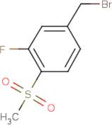 3-Fluoro-4-(methylsulphonyl)benzyl bromide