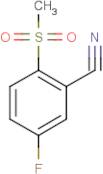5-Fluoro-2-(methylsulphonyl)benzonitrile