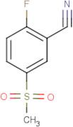 2-Fluoro-5-(methylsulphonyl)benzonitrile