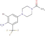 4-(4-Acetylpiperazin-1-yl)-2-bromo-6-(trifluoromethyl)aniline