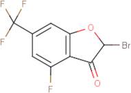 2-Bromo-4-fluoro-6-(trifluoromethyl)benzofuran-3-one