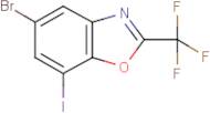 5-Bromo-7-iodo-2-(trifluoromethyl)-1,3-benzoxazole