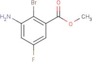Methyl 3-amino-2-bromo-5-fluorobenzoate