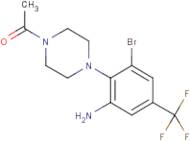 2-(4-Acetylpiperazin-1-yl)-3-bromo-5-(trifluoromethyl)aniline
