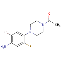 4-(4-Acetylpiperazin-1-yl)-2-bromo-5-fluoroaniline