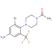 4-(4-Acetylpiperazin-1-yl)-3-bromo-5-(trifluoromethyl)aniline