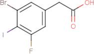 3-Bromo-5-fluoro-4-iodophenylacetic acid