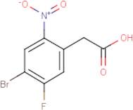 4-Bromo-5-fluoro-2-nitrophenylacetic acid