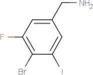 4-Bromo-3-fluoro-5-iodobenzylamine