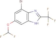 4-Bromo-6-(difluoromethoxy)-2-(trifluoromethyl)-1H-benzimidazole