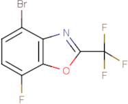 4-Bromo-7-fluoro-2-(trifluoromethyl)-1,3-benzoxazole