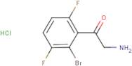 2-Bromo-3,6-difluorophenacylamine hydrochloride