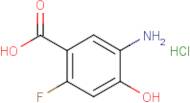 5-Amino-2-fluoro-4-hydroxybenzoic acid hydrochloride