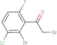 2-Bromo-3-chloro-6-fluorophenacyl bromide