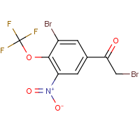 3-Bromo-5-nitro-4-(trifluoromethoxy)phenacyl bromide