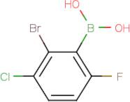 2-Bromo-3-chloro-6-fluorobenzeneboronic acid